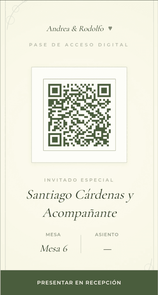 Pase QR